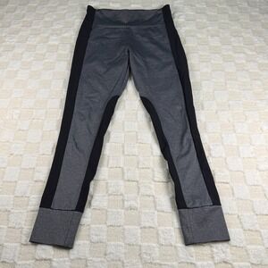 Athleta Essex Hybrid‎ Tights Women's Size Small Gray and Black